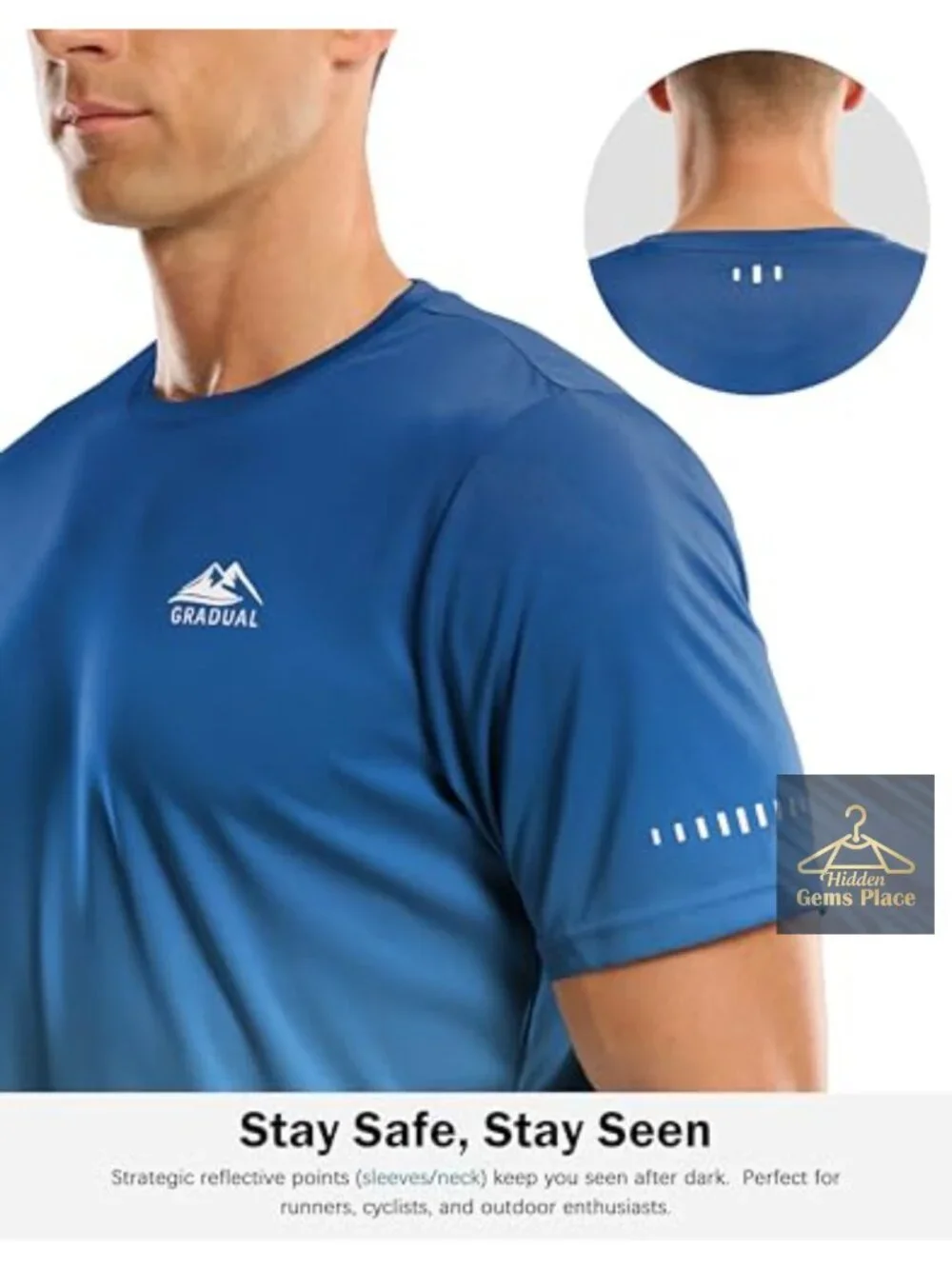 Men's UPF 50+ Sun Protection Swim Shirt Rash Guard Quick Dry 4-Way Stretch